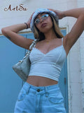 Women Mesh Sexy Black Vest Striped Bodycon Hollow Out Street Tank Top Female Cute Tops Shirts Clothings