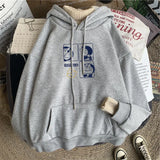 High Neck Women's Pullover 2021 Autumn Winter Women's Hoodie Street Casual Fashion Fake Two Loose Women's