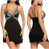New Sexy Lingerie Sexy Print Lace Lace Back Hollow Slings Sleeping