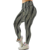 Waist Fitness Leggings Women 3D Moon Print Fashion Leggins Push Up Sexy Ankle-Length Pants Elasticity Legging