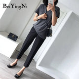 Women Suit Pants OL Work Wear Slim Elegant Classic Office Ladies Pants Slim 2020 Fashion Plus Size Harem Pants
