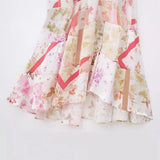 Spring Translucent Spliced Lace Dress With Printed Suspenders 3018195-Outfit