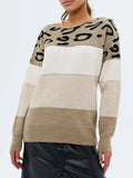 Round-Neck Casual Sweater Autumn And Winter New Women's Knitted Shirt Women's Long-Sleeved Bottom
