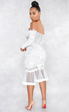 Formal Lace Sweetheart Mermaid Party Dress 703-1-Outfit