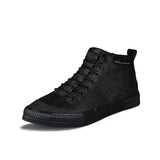 Winter Men High-top Shoes Fashion Casual Lace-up Male Footwear Anti-skid Hard-wearing Flats Shoes Quality Warm