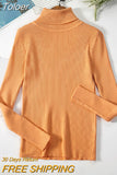 Turtleneck Women Sweaters Autumn Winter Tops Slim Pullover Knitted Sweater Soft Warm Pull Basic For Women Jumper