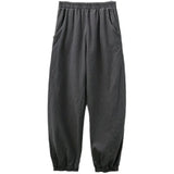 Old Dad Lantern Pants Women Spring And Autumn High-Waisted Women's Trousers Loose Cotton Trousers Halen Trousers Wide Leg