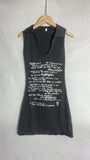 Woman Dress Y2k Clothes O-neck Sleeveless Letter Print Sexy Summer Robe Femme 2023 Vestidos De Mujer Tunic Mini Dresses-Outfit