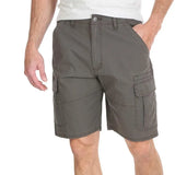 Men's Shorts Multi-Pocket Tactical Shorts Outdoor Leisure Hiking Straight Five-Cent Shorts-Outfit
