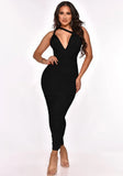 Sexy Straps Sleeveless Solid Ruched Lace Up Sheath Midi