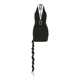 2025 Fashion Trend Women's New Sexy Hanging Neck Repair Body And Hip