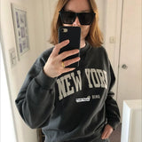 Hoodies Women 2022 Autumn Winter Vintage Designer Hooded Sweatshirt Femme Fashion Streetwear