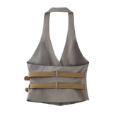 New Belt With Neck Neck Vest Top 1255882 Trousers