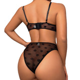 Sex Lingerie Sexy Women's Screen Shaft Bra Three-Point
