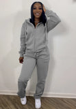 Blank Hoody 2 Piece Pants Set