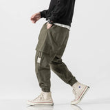 Overalls Men's Spring And Autumn Tide Brand All Kinds Of Trousers Casual Pants Men's Trend End Small Foot Trousers Man-Outfit