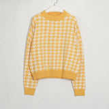 V Neck Knitted Pullover Sweater Women Long Sleeve Loose Pullovers Female 2022 Spring Fashion Ladies Knit Jumper