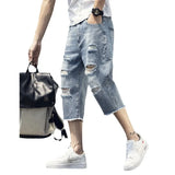 Shorts Men's Summer Thin Loose Hole Trend 2025 New Casual Trend