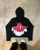 autumn and winter men fun pattern printed casual hoodie Harajuku Gothic style couple trendy sweatshirt streetwear 425-1-Outfit