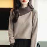 New Autumn And Winter Port Style Retro Skirt Thicker Wicked Skirt Long Bag Hip Skirt Open