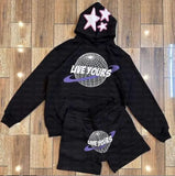 Hip-Hop Street Letter Printed Hoodie Y2K Fashion Pullover Sweater Sweater-Outfit