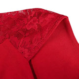 Formal Lace Patch Vintage Pencil