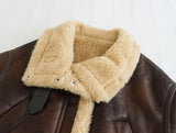 New Double-Sided Fur Loose Fashion Imitation Leather Jacket 4341719-Outfit