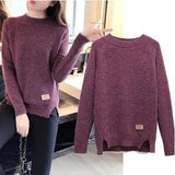 Cashmere Sweaters And Pullovers Autumn Winter Jumper Long Sleeve Femme Pure Pullover Female Casual Knitted Pull