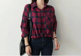 Vintage Cotton Shirt Spring femme Casual Tops Women Long sleeve Linen Cotton Girls Blouse Plus Size Women Blouses