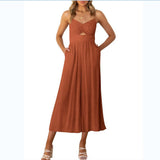Hair 2025 Spring New Women's Clothing Explosion Long Legs Thin Waist Bump Color Work Clothes Show Thin Jump Jump-Suited Jumpsuit