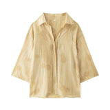 Women's Trousers Series Loose Shirt 2025 New Dessert Summer Fashion
