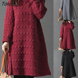 Great Thick All Match Autumn Dress Casual Autumn Dress Warm for