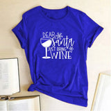 Tops For Women 2021 Casual Solid O Neck T Shirt Fashion Short Sleeve Letter Print Tops Tee Shirt