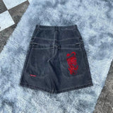 Shorts Y2K Hip Hop 2023 Original Gothic Pocket Baggy Jeans Shorts Man-Outfit