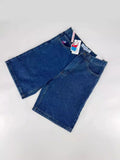 Year's Popular Street Y2K Jeans, Sports Trousers, Hip-Hop Cartoon Embroidery, Retro Blue Loose.-Outfit