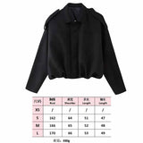 Spring Pilot Jacket Bat Sleeve Zipper Loose Tuffen Jacket Women's Casual