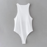 2024 New Ins Style Sexy Tight-Fitting Vest Women's Sleeveless Jumpsuit Trend-Outfit