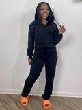 Blank Hoody 2 Piece Pants Set