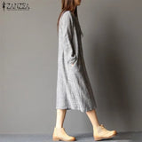 Vintage Women Solid Pleated Vestido 2021 Summer Long Sleeve Work OL Shirt Dress Casual Sundress Robe Femme Dresses