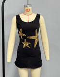Explosion Women's ZA Summer New Fashion Slid Embroidered Mini
