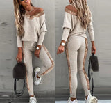 Women Jogger Winter Pants For Plus Size Top Sets Two Piece Set Women's 2022 Pants Suit Female Met Warm Tops