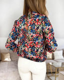 Casual Zip Up Floral