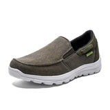 New Fashion Men Canvas Shoes Outdoor Trend All-match Flats Shoes Breathable Slip-on Hard-wearing Footwear Comfort