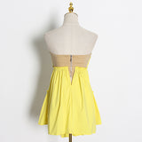 Backless Sexy Vest For Women Strapless Sleeveless Slim Korean Ruched Vests Female Fashion New Clothing