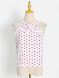 Sexy Solid Tank Tops For Women Halter Sleeveless Cut Out Korean Fashion Knitting Vests Female 2022 Clothing