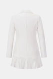 Pleated Mini Blazer