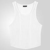 Men's New Summer Sleeveless Knit Dresses Men's Sleeveless Knitted