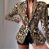 New Casual Print Fashion Small Suit Women's