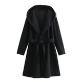 New Autumn Style Hooded Woolen Coat 8372306800-Outfit