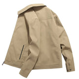 Men British Style Thin Jackets Autumn New Men's Solid Color Comfortable Jacket Male Brand Business Casual Jacket
